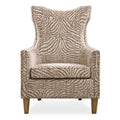 Fauteuil pivotant Chenille Myrtille Canneté Noir Mat