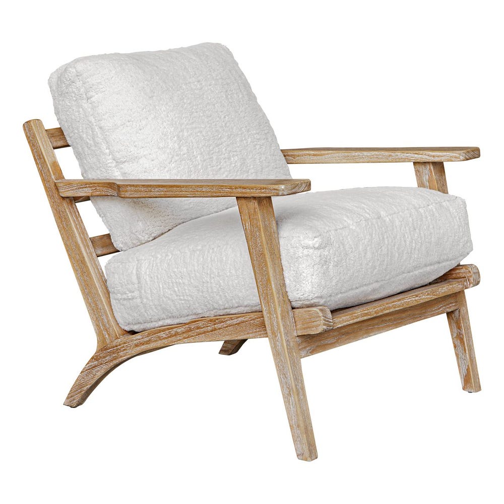 Fauteuil d'appoint capitonné en velours bleu encre à bras ouverts
