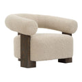 Fauteuil pivotant dissimulé en chenille vert mousse, surpiqué.