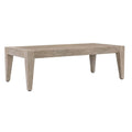 Table basse ronde en placage de chêne, piètements moulés blanc cassé